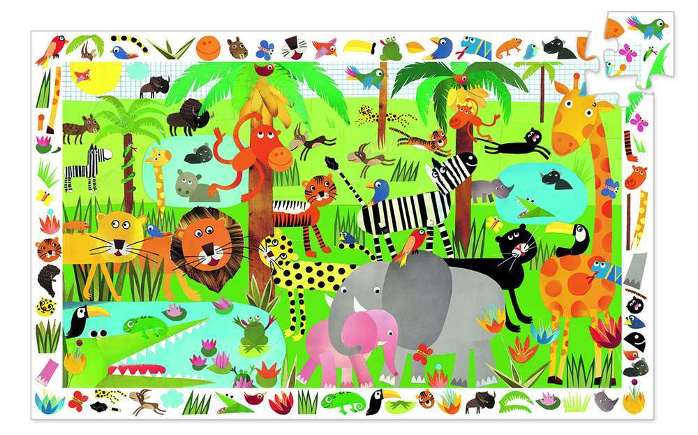 פאזל מסגרת 35 - ג'ונגל
